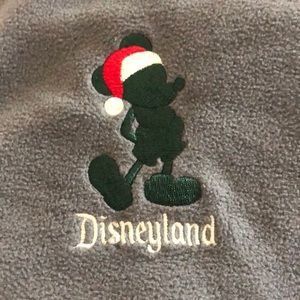 Disneyland embroidered fleece.